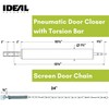 Ideal Security Model 8160 Heavy-Duty Pneumatic Storm Door Closer with