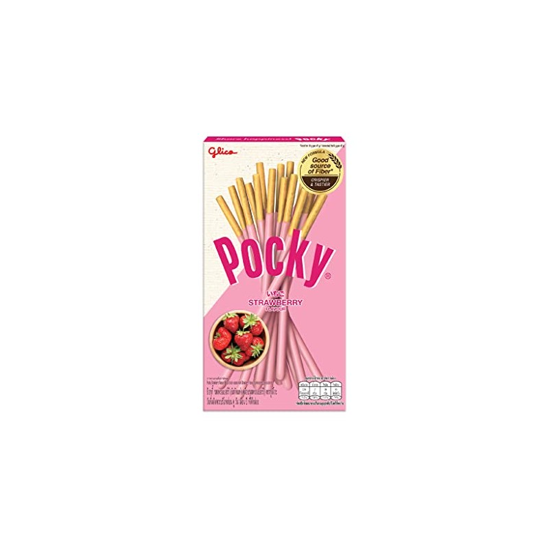 Pocky Biscuit Stick, Strawberry, 1.66 Ounce (Pack of 10)