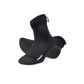 COPOZZ 3mm Neoprene Water Socks for Beach and Sand Sports - Superior Durability, Anti-Slip, Perfect for Volleyball, Kayak, Swim, Surfing, and Diving