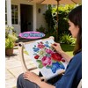 Adjustable Embroidery Hoop Table Stand Holder Needlepoint Stretcher Bars Scroll