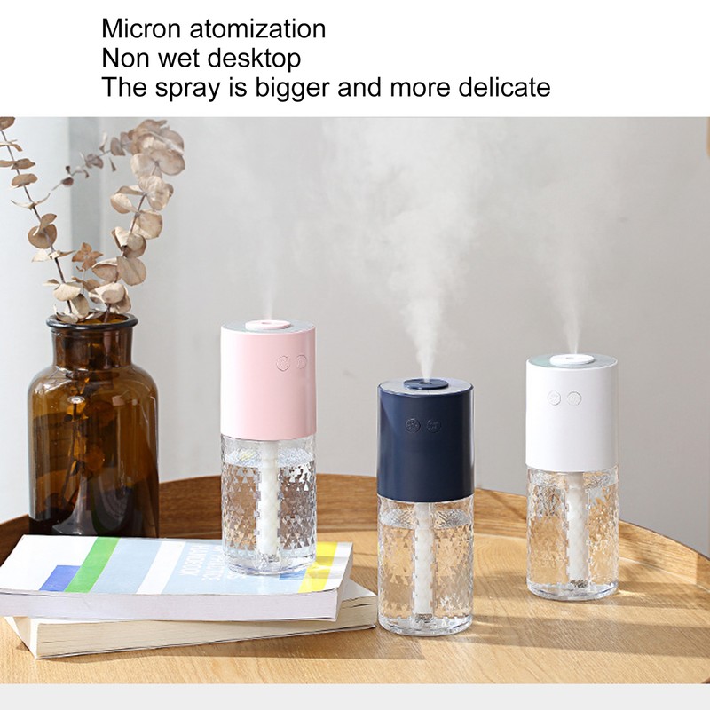 Mini Humidifier Silent Portable Desktop Cool Mist USB Humidifier with