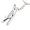 Fat-catz-copy-catz Golf Figure Keyring Silver Tone