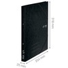 VON Leitz 30120095 A4 Ring Binder with 2 Rings Elastic
