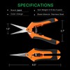 2 Pack Professional Pruning Shears, Trimming Scissors - Straight Tip,