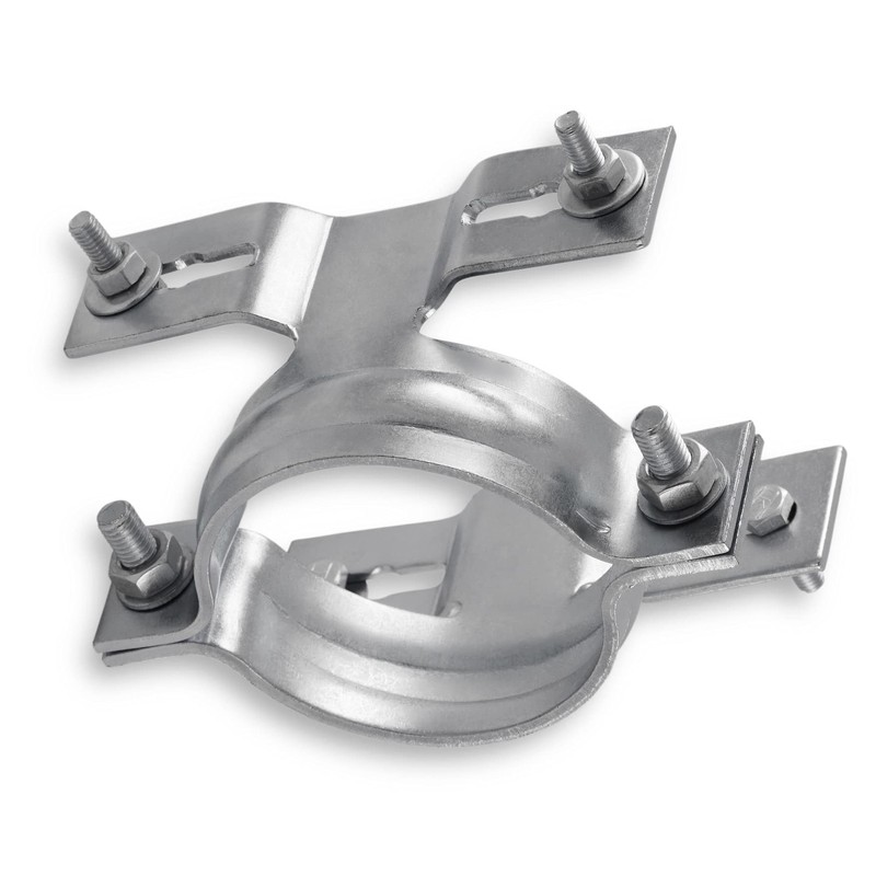 GDS076 Double Sign Mounting Traffic Sign Holder Pipe Clamp Diameter