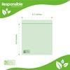 Responsible Products Certified Compostable SANDWICH Resealable Zip Bag, Extra Strength