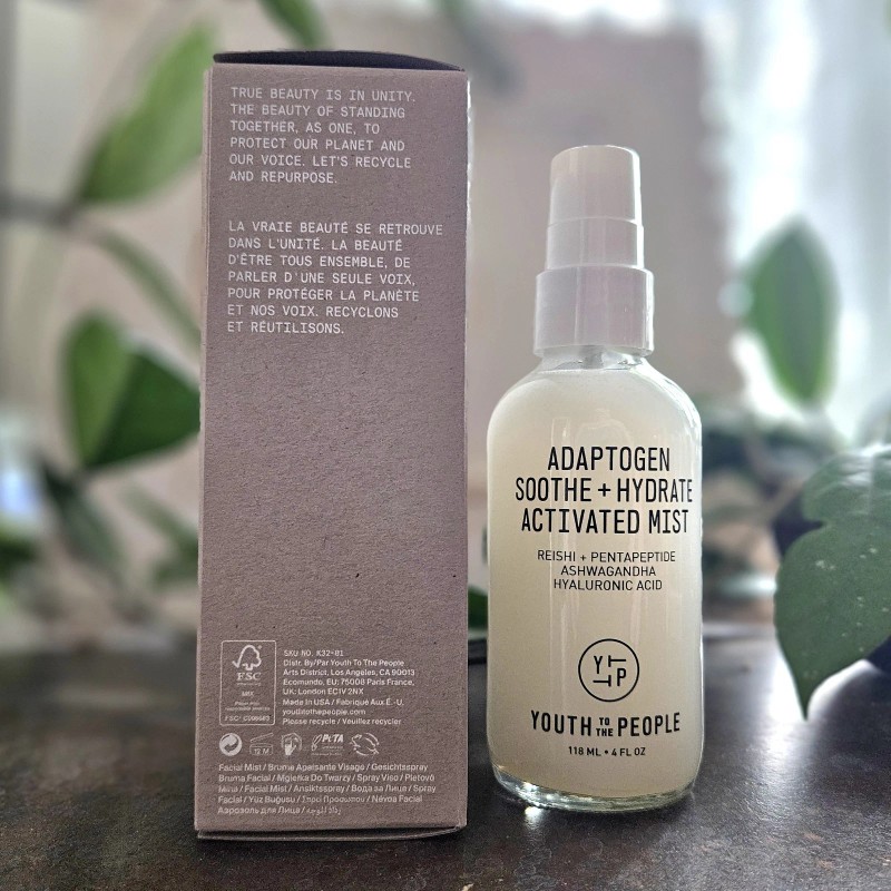 Youth To The People Adaptogen Soothe + Hydrate Activated Mist