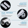 Cimeton 25Pcs 1/4'' Premium Iron Concrete Knurled Drop in Anchors
