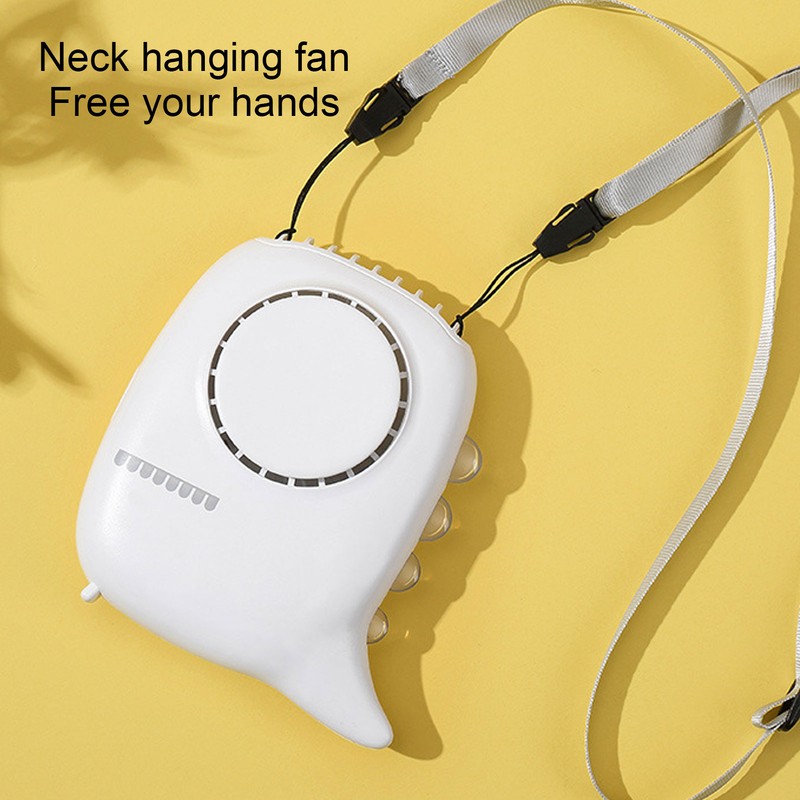 Electric Fan Hanging Neck Portable Small Electric Fan with 3‑Gear