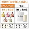 BALANCER バランサー 510g プレーン風味 30杯分 20種類の栄養1日分が摂れる 栄養ドリンク 人工甘味料不使用 置き換え ダイエット