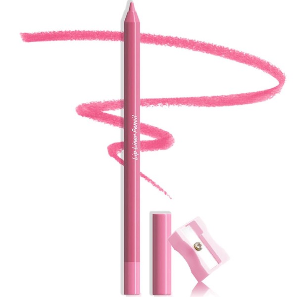 evpct 1Pcs Deep Pink Matte Long Lasting Lip Liner Pencils