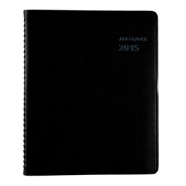 AT-A-GLANCE Weekly And Monthly Appointment Book 2015, QuickNotes, Black, 8 x 9.88 Inch Page Size (7601-05) by At-A-Glance