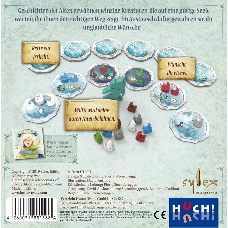 HUCH! Dreamscape 881588 Will'O the Irrlicht Strategy Game