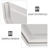 Gadpiparty Gutter End Cap Downspout Cover Gutter Accessories Double-Sided Design