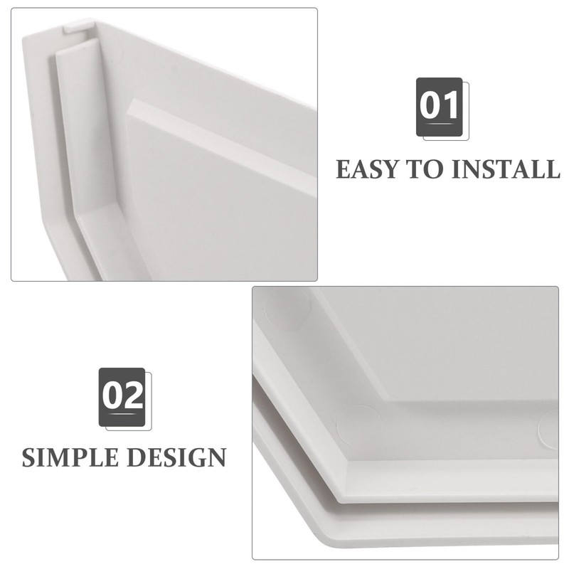 Gadpiparty Gutter End Cap Downspout Cover Gutter Accessories Double-Sided Design