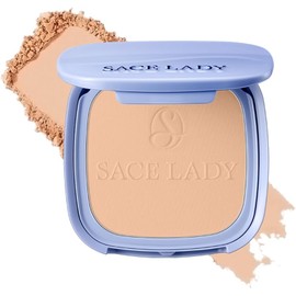 SACE LADY Flawless Master Polvo Compacto Waterproof，Maquillaje en Polvo Traslúcido，Control de Grasa y Brillo，Mate，SPF30 PA+++，C02 Beige Natural