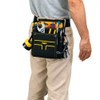 TOP TPD-201M Waist Bag for Electricians, 2-Tier Type, Medium