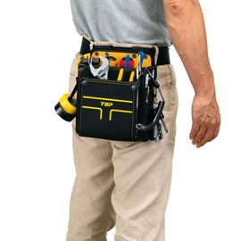 TOP TPD-201M Waist Bag for Electricians, 2-Tier Type, Medium