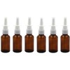 ericotry 6PCS Empty Refillable Glass Nasal Spray Bottles Fine Mist