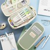 MAMUNU Expandable Pencil case with compartments, Large Capacity Pencil Cases