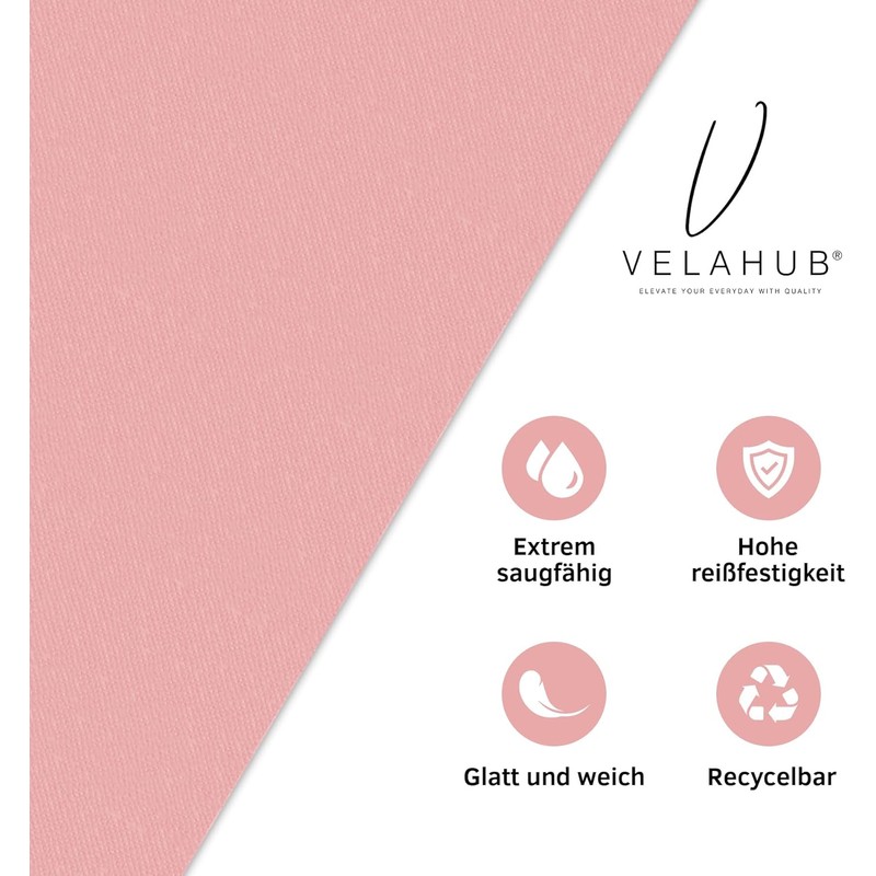VelaHub Airlaid 50 Cutlery Personal Care, High-quality, disposable napkin, 32x40