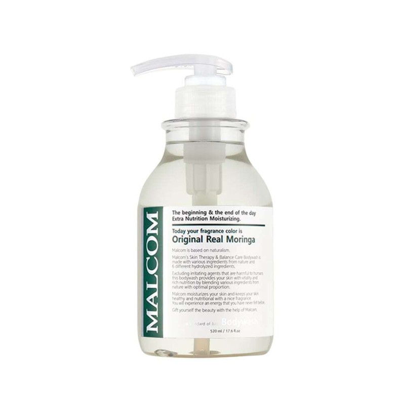 MALCOM Body Wash 520ml - Real Moringa