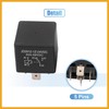 Partuto 5pcs JD2912-1Z-24VDC 5 Pin 40A 28VDC DC 24V Car
