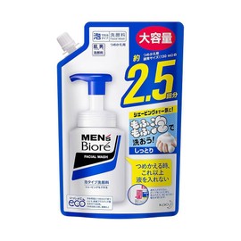 Biore 남성 비오레 거품타입 세안 스파우트 리필용 330밀리리터 x1 Men's Biore Foaming Facial Cleanser Refill 330ml x1 [Refill 330ml]