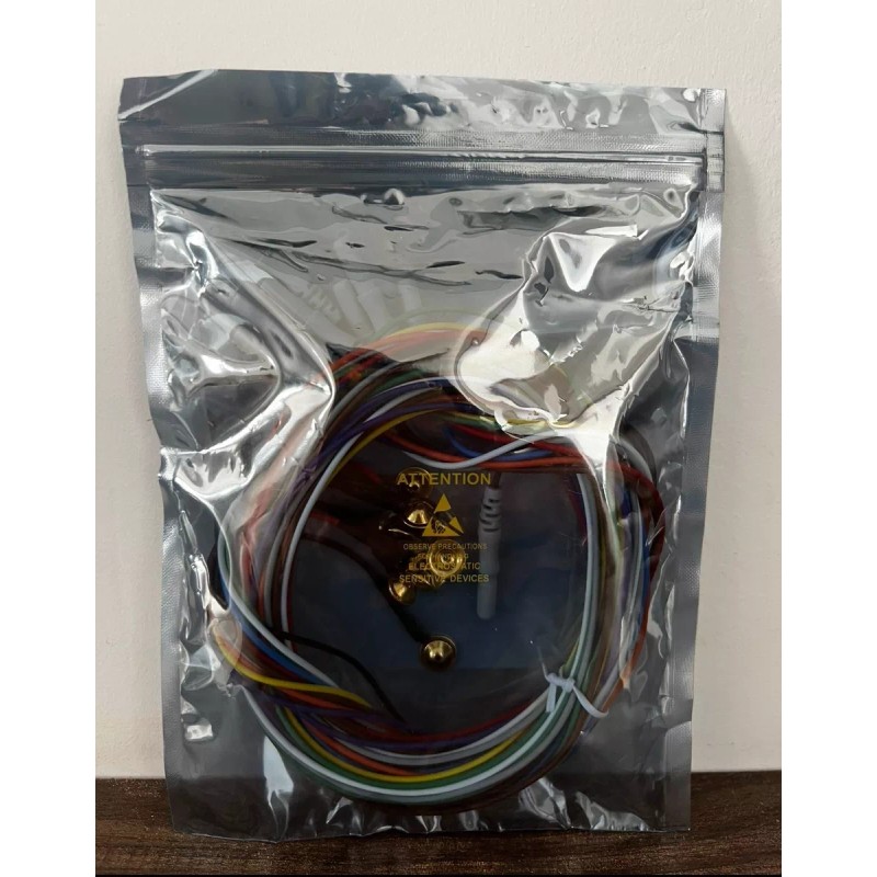 Ykdmed Electrodos De Copa De Oro Para Eeg (10 Piezas)