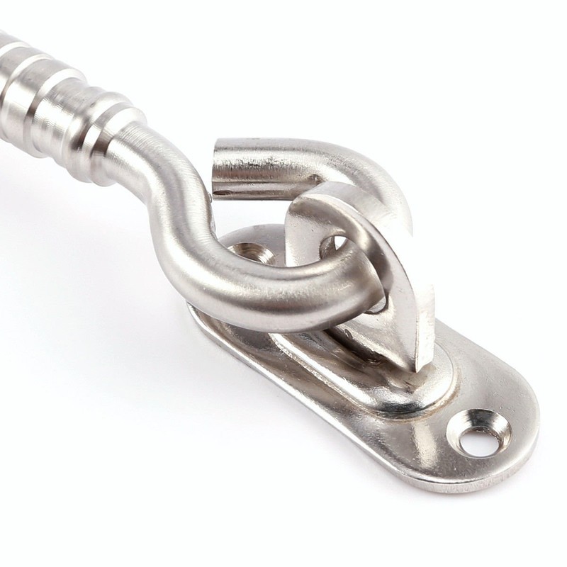 byou Storm Hook, Gate Hook, Stainless Steel, Multi-Purpose Hook Eyelet