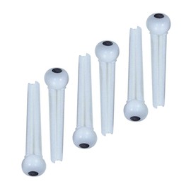 GT BRIDGE PINS-WH/BLK-SET/6 -BP6WH