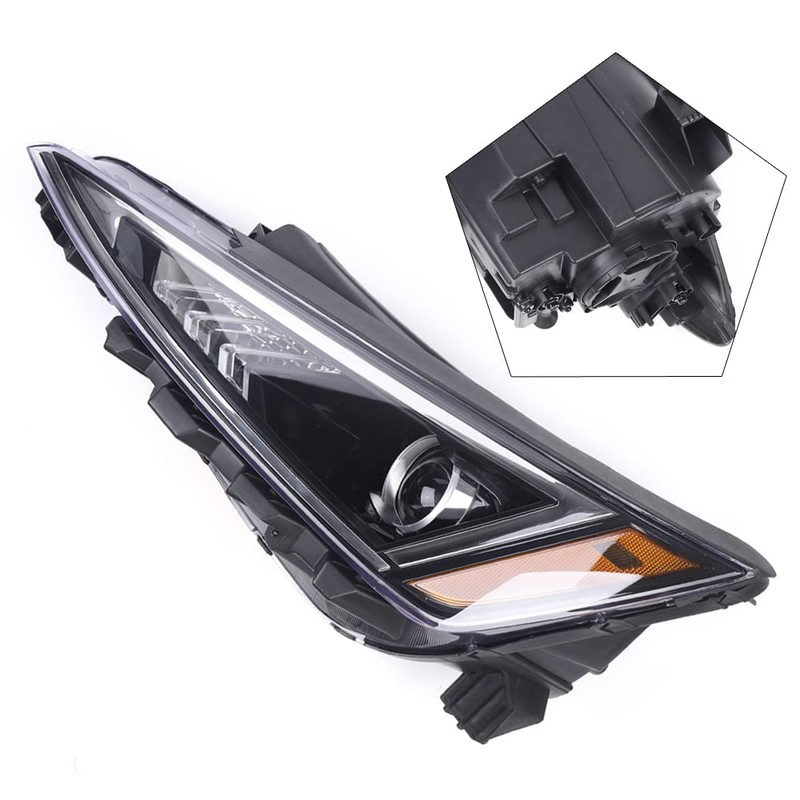 TUQI for 2019 2020 Hyundai Elantra Front Left Headlight Assembly,