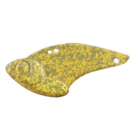 JACKALL Metal Black Ball Lure, 0.1 oz (3.5 g), Yellowish Olive.