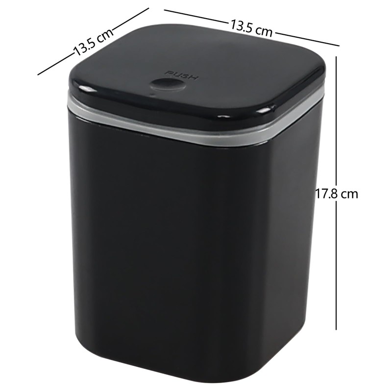 Julyeen Mini cubeta de basura de 0.5 galones con tapa,
