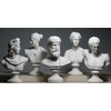 Set 5 Bust Head God Zeus Artemis Aphrodite Hermes Apollo
