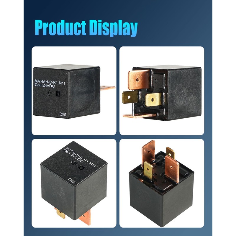 897-1AH-C-R1 M11 24VDC 70A 1 Form A 4 Pins Quick