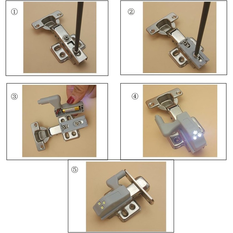 Tyenaza Pack of 10 Smart Touch Switch Sensor Light, LED