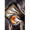 LYEOBOH 6 Pieces Asian Soup Spoons, Japanese Kitchen Soup Spoon