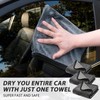 JCGJC 3Pcs Magic Bathroom Drying Cloth, Microfibre Cleaning Cloths, Car