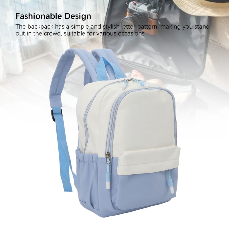 Backpack Simple Style Waterproof Versatile Large Capacity Laptop Work Business
