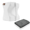 Cooling Knee Pillow for Side Sleepers w/ Strap & 2
