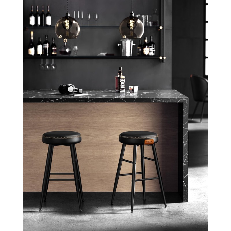 VASAGLE EKHO Collection - Bar Stools Set of 2, Counter