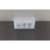 ChiliTec ChiliTec Steckdosenblock Ecksteckdose 2-Fach Schutzkontaktsteckdose 2X USB-A 3,1A Wei?