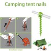 Tent Pegs, Pack of 8 Tent Pegs with Thread Screw