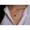 NÉCORA Dije/Collar Lobo De Origami En Plata Con Chapa de