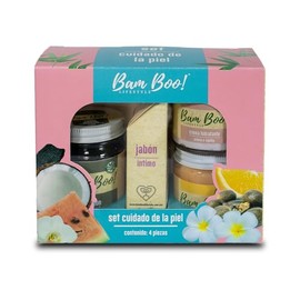 Set Cuidado de la Piel Bam Boo! Lifestyle 4 pzas (Crema Sandía c/ Exfoliante Vainilla)