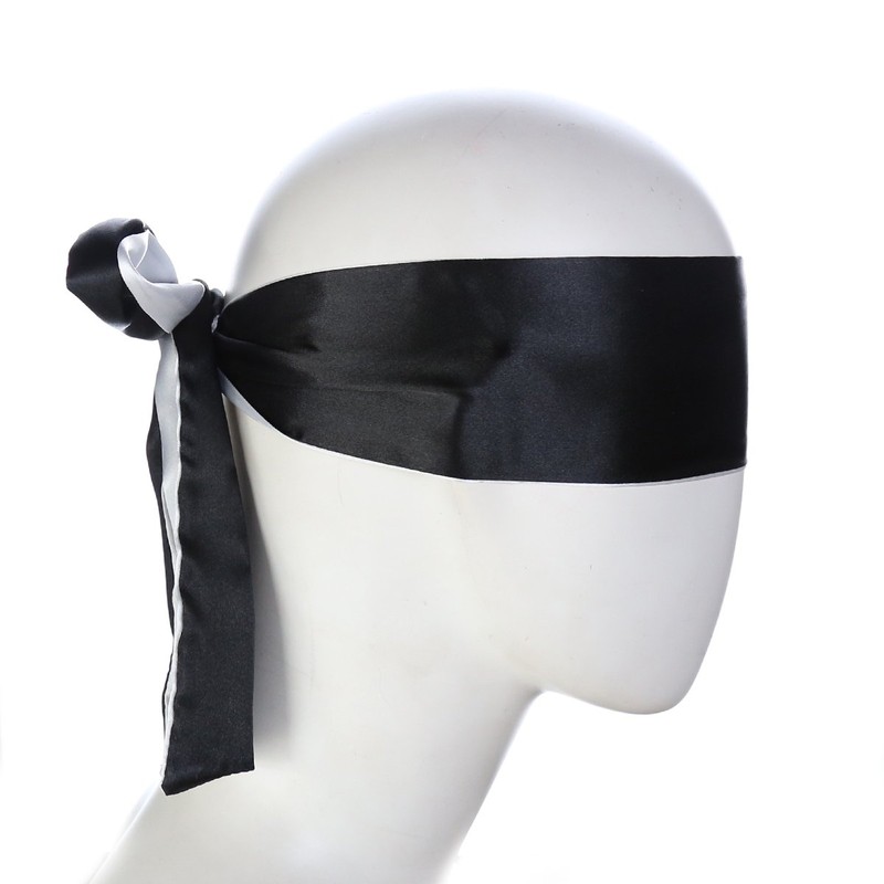 Satin Eye Mask Black Blindfold Satin Eye Mask Silk Eye