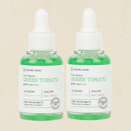 Y-shaped pore ampoule Tosowoong green tomato 30ml / Y자모공앰플 토소웅 그린토마토 30ml x 2개 모공수축 수분 보습