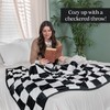 Outrageously Soft Checkered Throw Blanket – 50 inches x 70