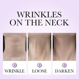 Collagen Firming Neck Cream Roller - Tighten and Lift Neck Cream - Anti Wrinkle & Aging Neck Moisturizer with Double Roller Massage - Fine Lines,Lift Sagging Skin and Reduce Double Chin